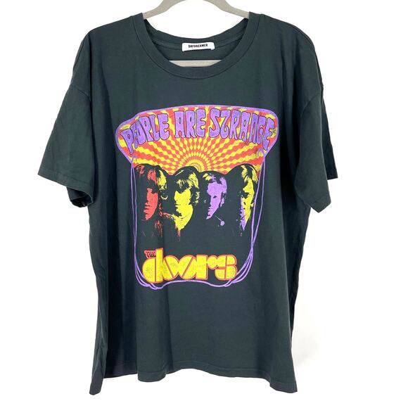 Daydreamer The Doors When You're Strange Merch Tee Vintage Black Medium - Picture 5 of 5